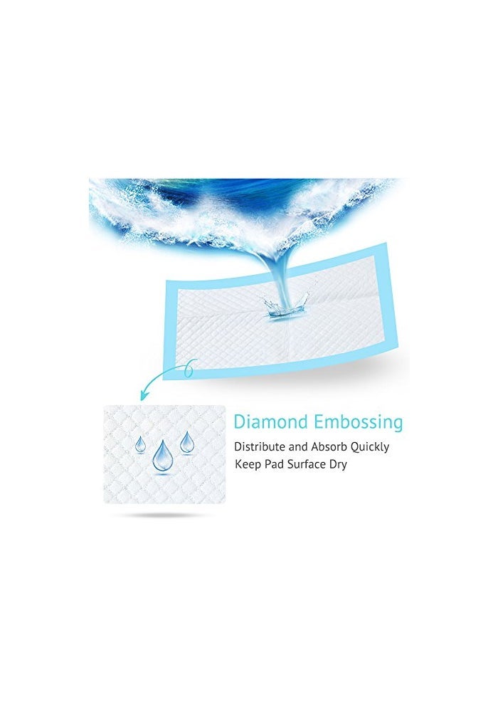Buyockss Baby Disposable Underpad 100 Count Incontinence Changing Pad Baby Diapers Newborn Pads Soft Breathable Waterproof Leak Proof Quick Absorb 13X18 Inch - Image 3